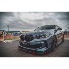 Рассекатели воздуха на передний бампер на BMW 1 F20 M-Pack / M135i